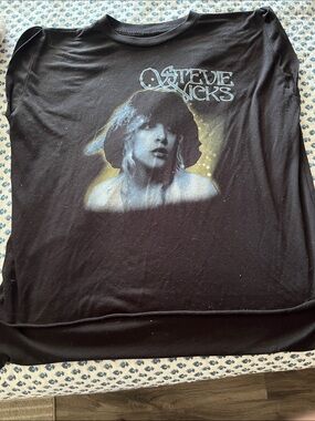 Stevie Nicks Tour Tee with Blue Print